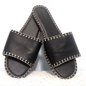 Boho faux leather sandal